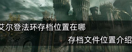 《艾尔登法环》存档文件位置在哪儿？艾尔登法环存档文件位置介绍攻略